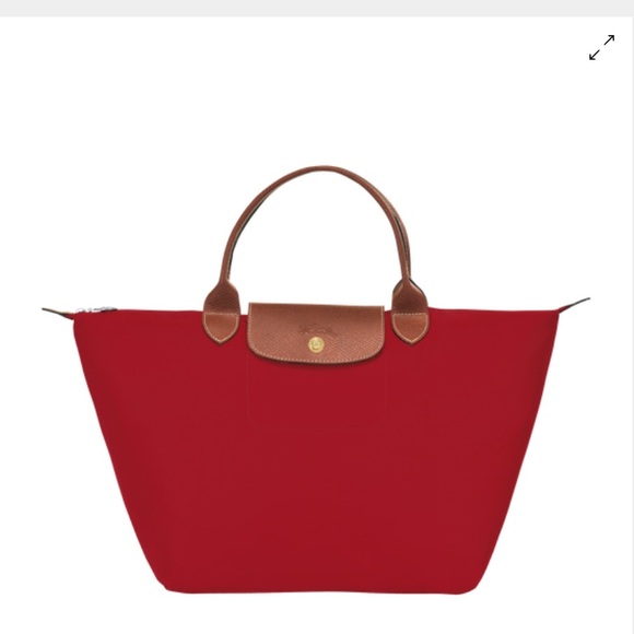 Longchamp Handbags - NEW longchamp le pliage red bag